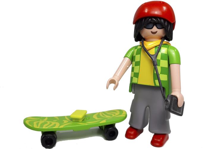 Playmobil Skater con patinete playmobil