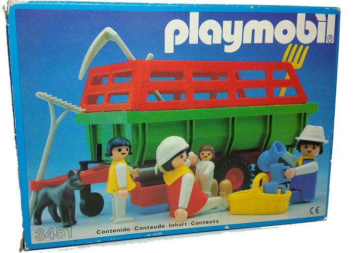 Playmobil Carro remolque de granja playmobil