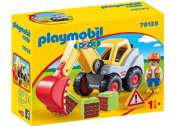 Playmobil 1 2 3 Grua Excavadora playmobil