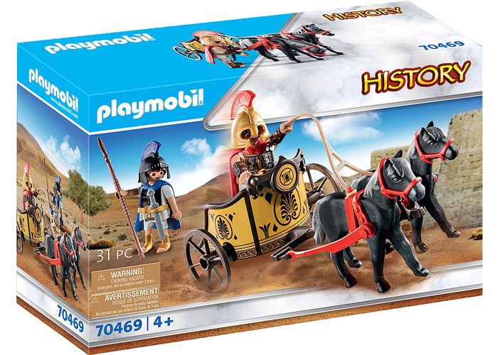 Playmobil 70469 Aquiles y Patroclo con Carro playmobil