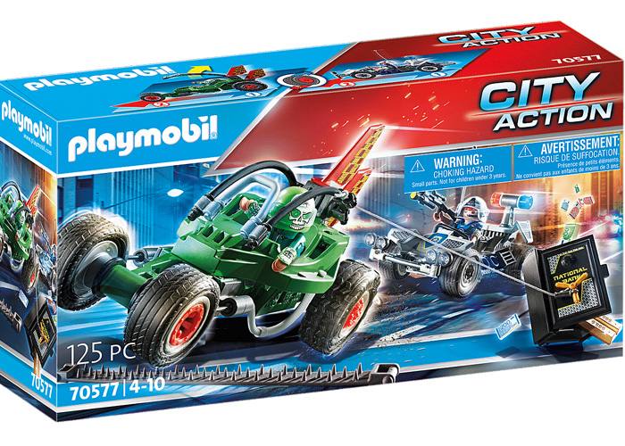 Playmobil 70577 Kart Policial - Persecución Ladrón playmobil