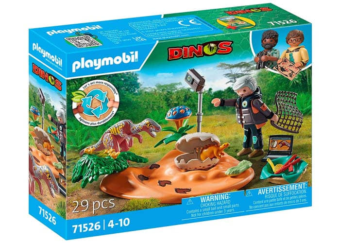 Playmobil 71526 Nido de estegosaurio con ladrón de huevos playmobil