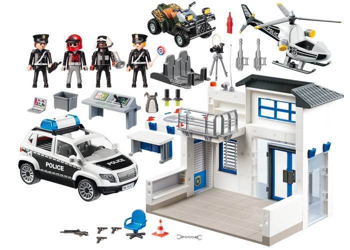 Playmobil police best sale mega set