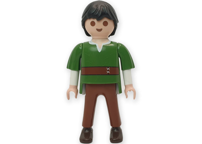 Playmobil Aldeano verde Marrón playmobil