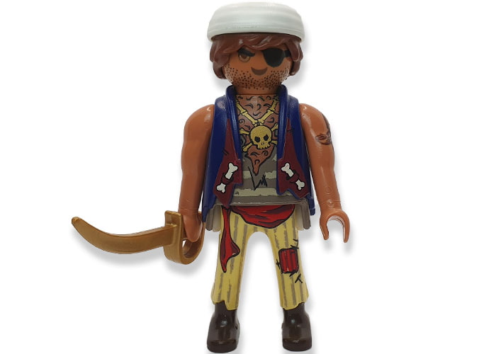 Playmobil Artillero Pirata con espada playmobil