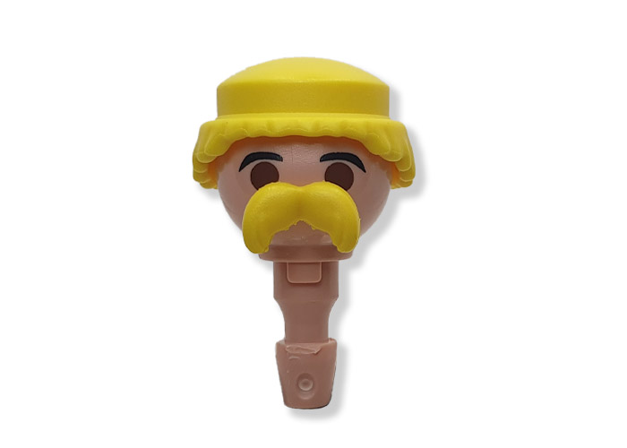 Playmobil Cabeza con bigote rubio playmobil