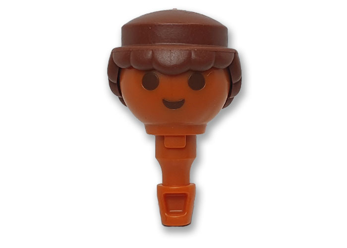 Playmobil Cabeza Egipcio + Pelo marrón  playmobil