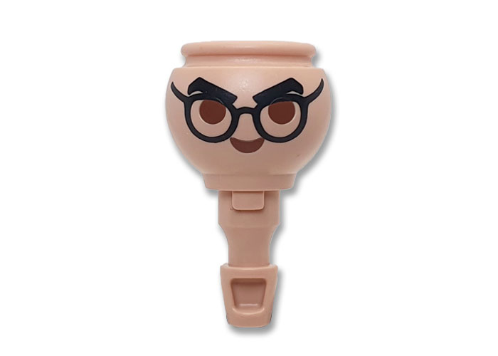 Playmobil Cabeza con gafas y cejas playmobil