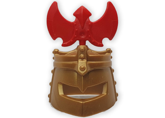 Playmobil Casco Medieval Dorado Cerrado con Pluma playmobil