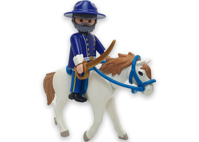 Playmobil General Nordista a caballo playmobil