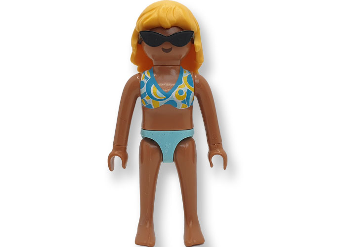 Playmobil Chica Rubia bikini y gafas playmobil