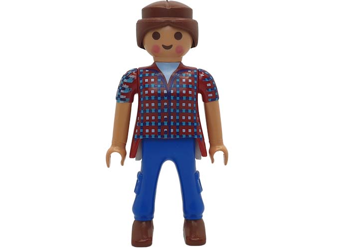 Playmobil Chica Country camisa cuadros v2 playmobil