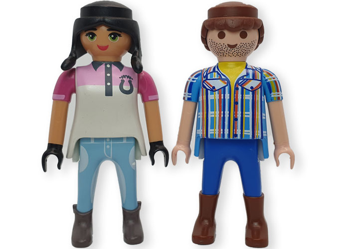 Playmobil Pareja Chicos Rancho playmobil