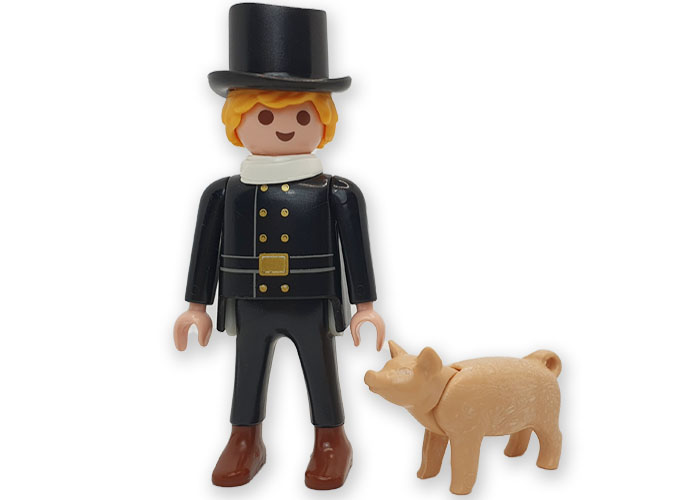 Playmobil Deshollinador con cerdito playmobil