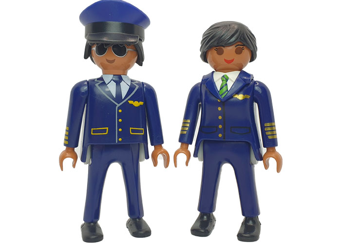 Playmobil Duo Pilotos Avión Air playmobil