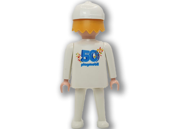 Playmobil Figura Blanca Logo 50th Aniversario playmobil