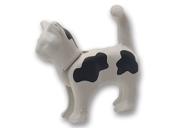 Playmobil Gato Blanco Manchas Negras playmobil