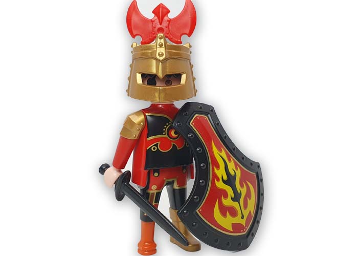 Playmobil General Burham con escudo playmobil