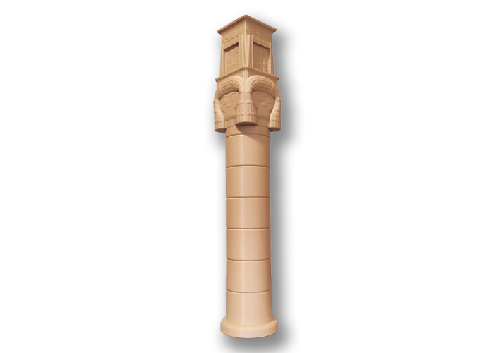 Columna Hathorica Egipcia 3D Individual playmobil