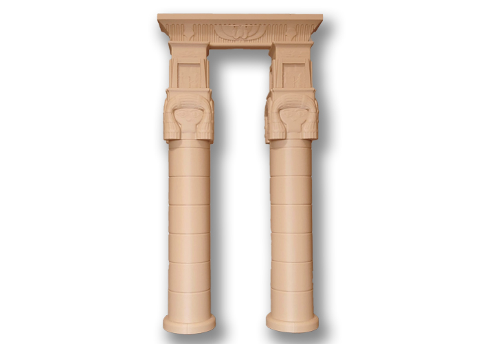 Columna Hathorica Egipcia 3D Portico playmobil