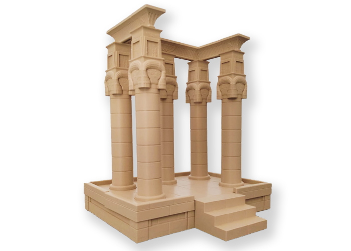 Columna Hathorica Egipcia 3D TEMPLO playmobil