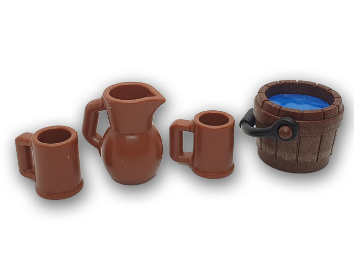 Playmobil Pack jarras barro y cubo con agua playmobil