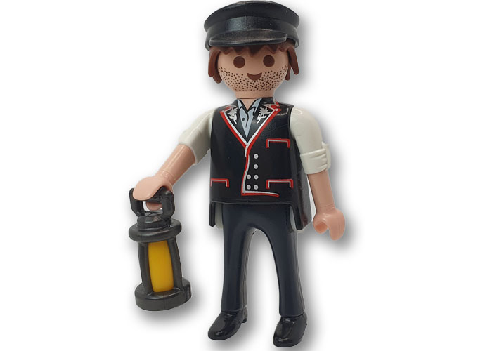 Playmobil Maquinista Victoriano con farol playmobil