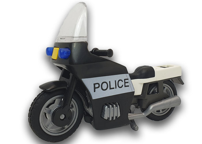 Playmobil Moto de Policía Negra playmobil