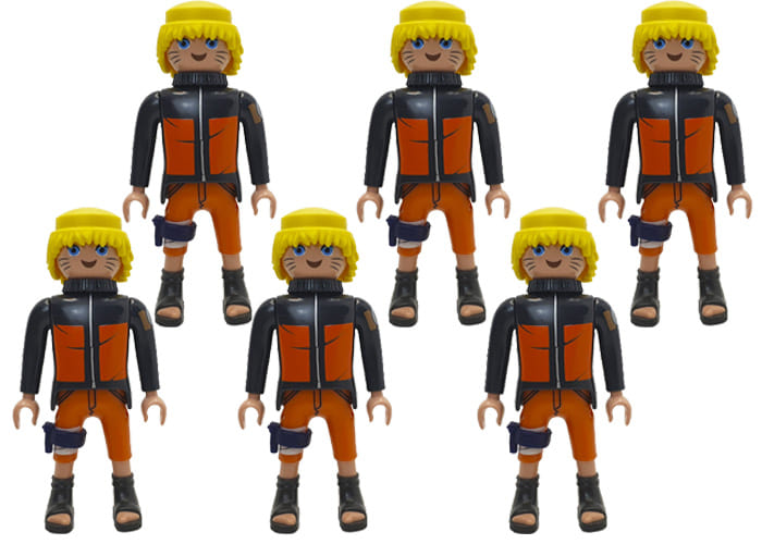 Playmobil Oferta Naruto x6 playmobil