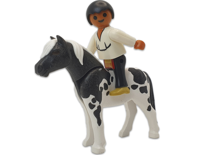 Playmobil Niño indio con pony playmobil