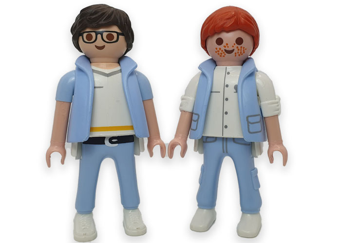 Playmobil Pareja Chicos Sanitarios playmobil