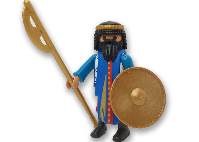 Playmobil Persa con lanza y escudo dorado playmobil