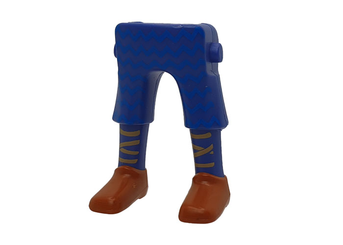 Playmobil Piernas pantalón azul zapato marrón playmobil