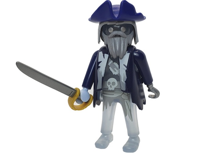 Playmobil Capitán Pirata fantasma con sable playmobil