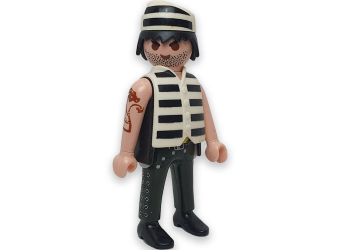 Playmobil Preso rayas negras playmobil